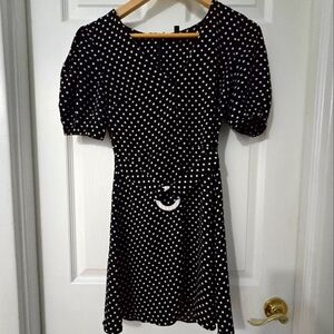 Topshop polka dot dress